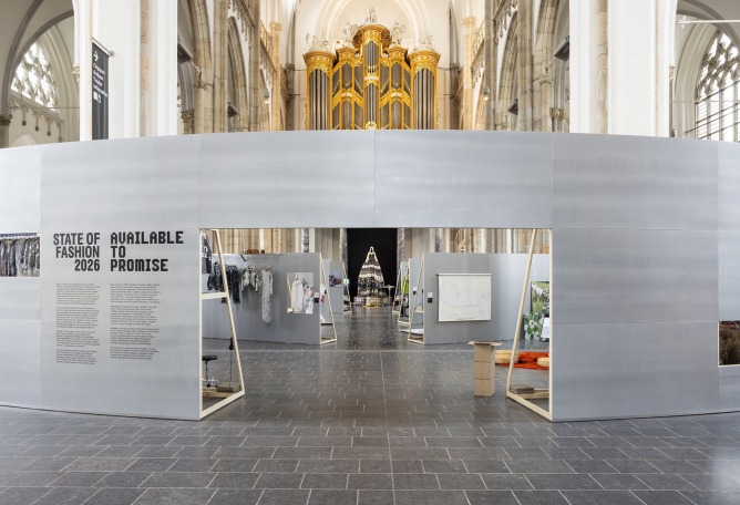 State of Fashion Biennale: "Available to Promise" by OMA. Photograph by Eva Broekema.