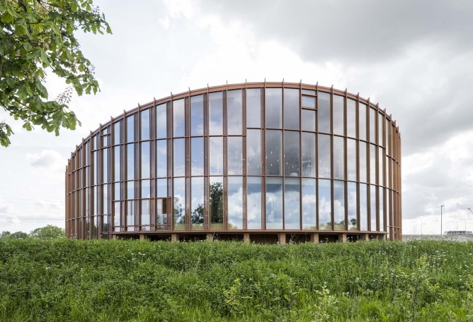 Dymak HQ por BIG. Fotografía por Rasmus Hjortshøj.