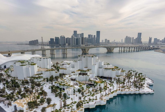 Museo de Historia Natural de Abu Dabi por Mecanoo. Fotografía por DEED Studio.