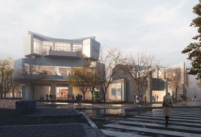 GAM Torino by MVRDV. Rendering courtesy of MVRDV.