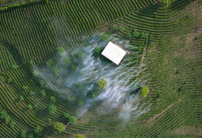 "Cloud Tea Room" by PLAT ASIA. Photograph by Arch-Exist Photography.