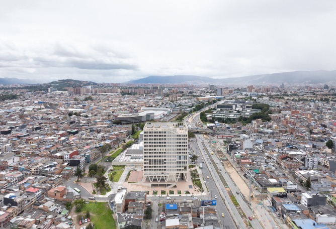 Compensar University Foundation by Bermúdez Arquitectos. Photograph by Javier Agustín Rojas.