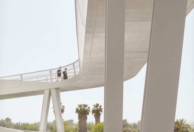 Molina de Segura footbridge by FVAI. Photography by Milena Villalba.