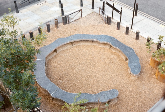 Macchiato Pocket Park by OUT Architecture. Photograph by Federico Farinatti.
