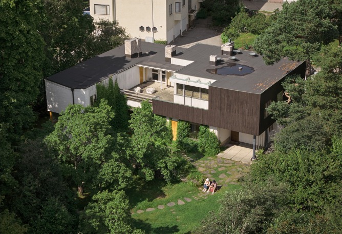 La Casa Aalto. Fotografía por Tuomas Uusheimo y Helsinki Partners.