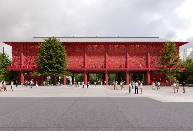 Visualización. Museo del Tesoro de Sensoji por ATTA.