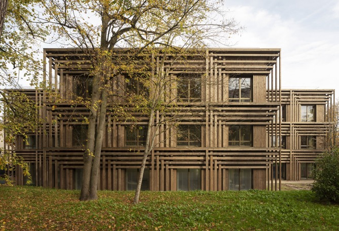 IXCAMPUS by Baumschlager Eberle Architekten. Photograph by Cyrille Weiner.