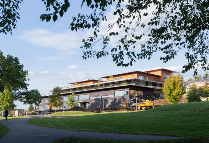 Amherst College by Herzog & de Meuron. Photograph by Iwan Baan.