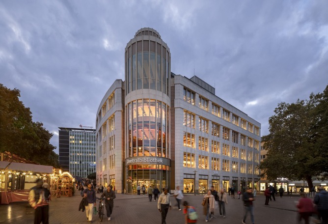 La Biblioteca Central de Essen por MVRDV. Fotografía por Daria Scagliola.