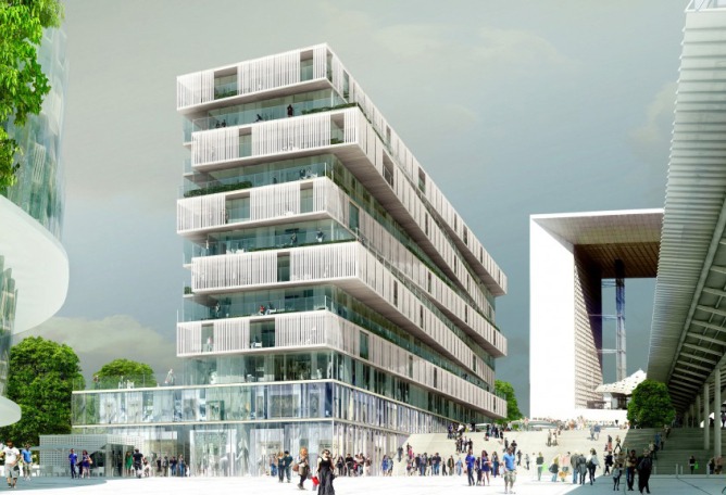 Farshid Farshid Moussavi wins competition in la Defense in Paris | The Strength ...