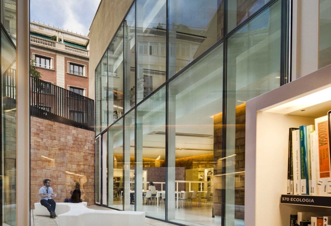 Joan Maragall Library In Barcelona The Strength Of Architecture From 1998