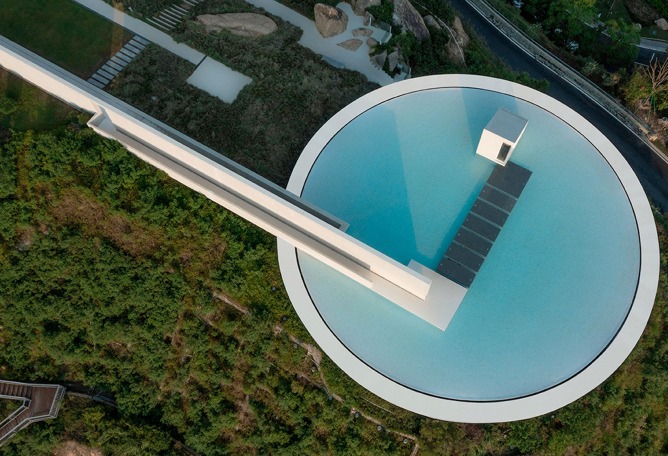 The Water Drop Library by  3andwich Design / He Wei Studio. Photograph by Weiqi Jin.