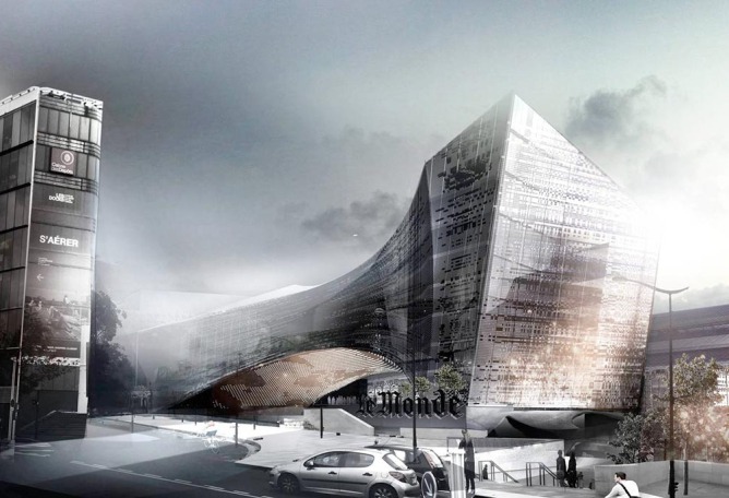 New Le Monde Headquarters by Snøhetta