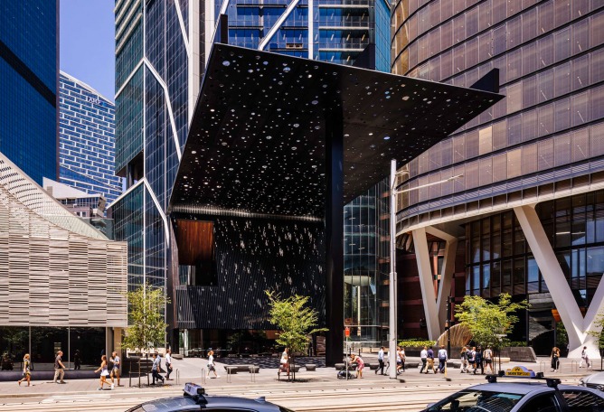 George Street Plaza & Community Building by Adjaye Associates. Photograph by Trevor Mein.