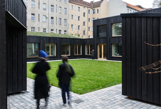 Renovation of an Old Locksmith Shop by ALAS Alarcon Linde Architects. Photograph by Ronald Patrick.