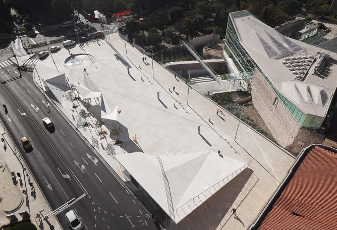 Poljana Square by Atelier Minerva + Institute for Architecure, Faculty of Architecture, University of Zagreb. Photograph by Ervin Husedžinović