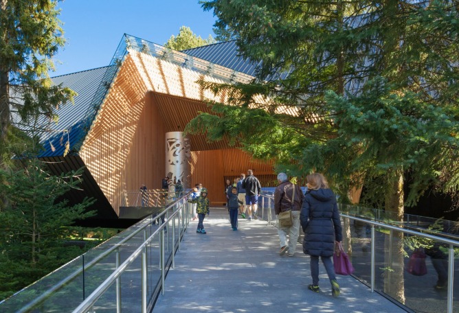 Museo de arte Audain por Patkau Architects Inc. Fotografía @ James Dow / Patkau Architects