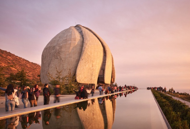 Bahá’í Temple of South America. Photograph by doublespace photography.