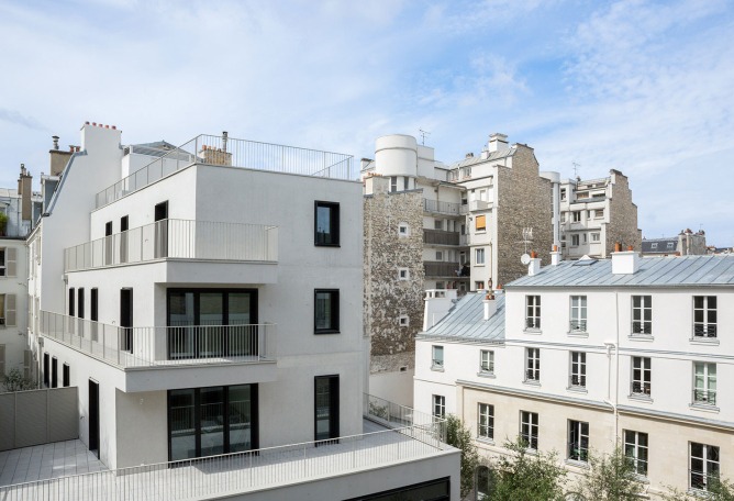 Beaupassage's architecture . Paris’s New Destination Dedicated to Art, Gastronomy and Wellness led by the Emerige Group and Founder Laurent Dumas. Photograph by Charlotte Donker