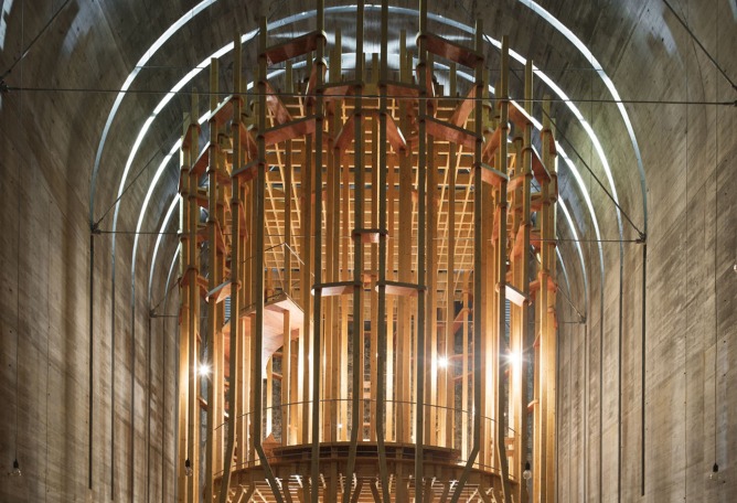 Capilla Llena de Gracia por Cerejeira Fontes Architects. Fotografía por Nelson Garrido