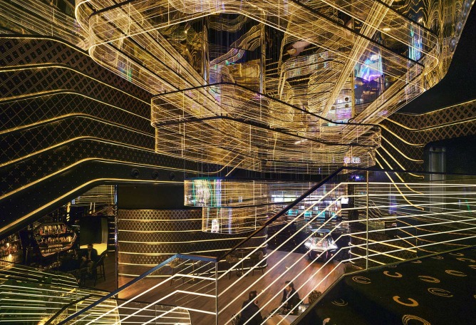 5* Hotel, Restaurants and Leisure Center in Badajoz by Clavel Arquitectos. Photograph by David Frutos