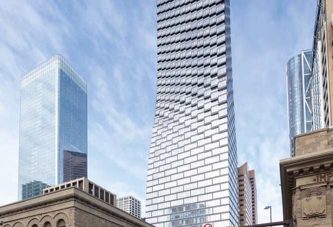 Telus Sky por Bjarke Ingels Group (Arquitecto de registro: DIALOG). Fotografía por Ema Peters.