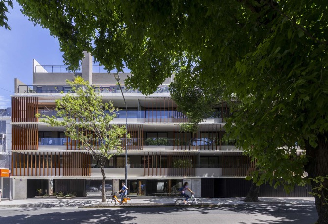 AER La Pampa Building by Cubero-Rubio arquitectos. Photograph by Ramiro Sosa
