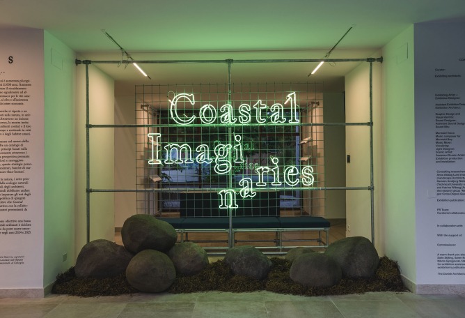 "Coastal Imaginaries", Danish Pavilion at Venice Biennale 2023. Photograph by Rasmus Hjortshoj