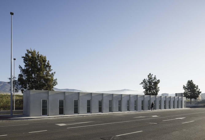 Port pavilion in Motril by Elisa Valero and DJarquitectura. Photograph by Fernando Alda