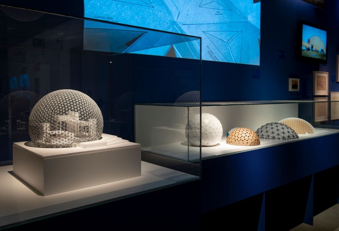 Exhibition image. Radical curiosity. In the orbit of Buckminster Fuller. Courtesy of Espacio Fundación Telefónica