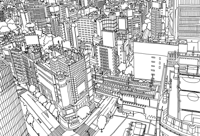 Shibuya, Tokio, Japón. Fantastic Cities, por Steve McDonald.