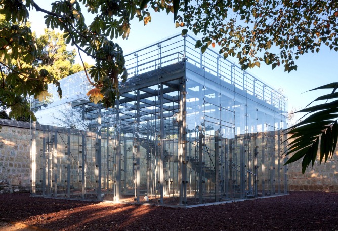 Exterior. Orchid Educational Pavilion by FGP Atelier. Photograph by FGP Atelier