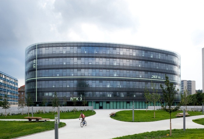 National technical Library by Projektil architekti s.r.o.. Photograph by Andrea Thiel Lhotáková 