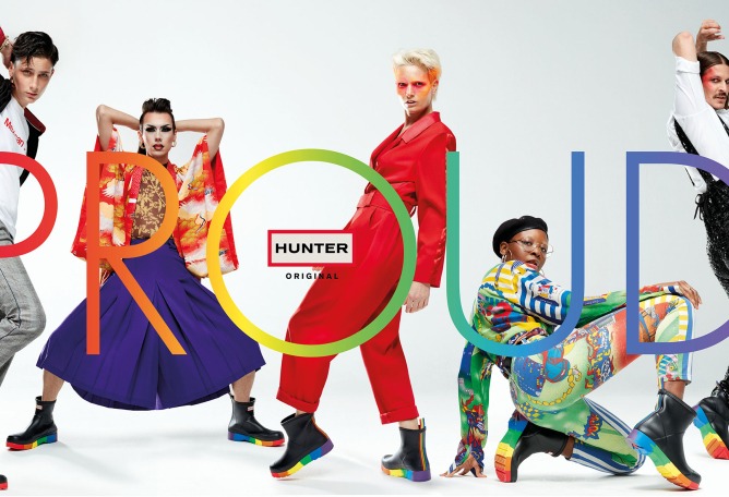 Hunter proudly launches a special-edition play boot to mark pride month. Courtesy by Hunter.