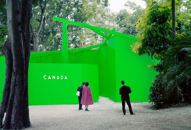 Pabellón de Canadá concepto por TBA and David Theodore. Imagen cortesía de T B A.