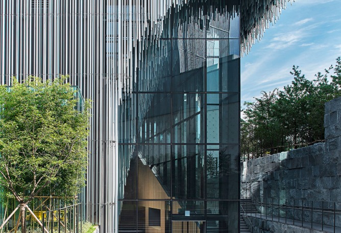 New Audeum Museum by Kengo Kuma and Associates. Photograph by Namsun Lee.
