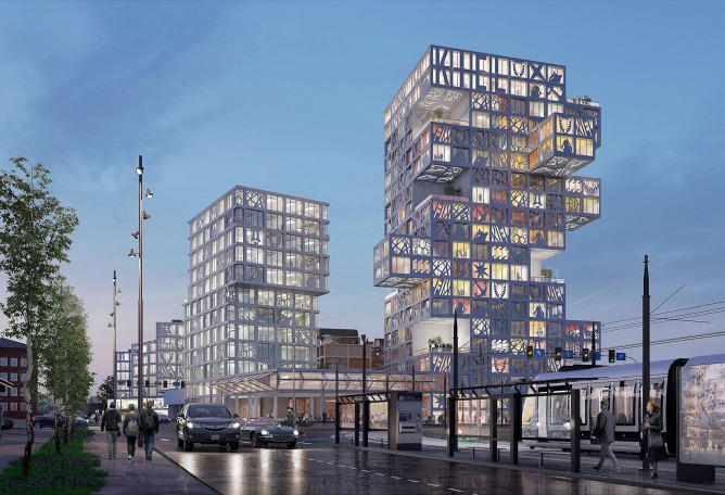 Rendering. “KoolKiel” by MVRDV. Images © MVRDV