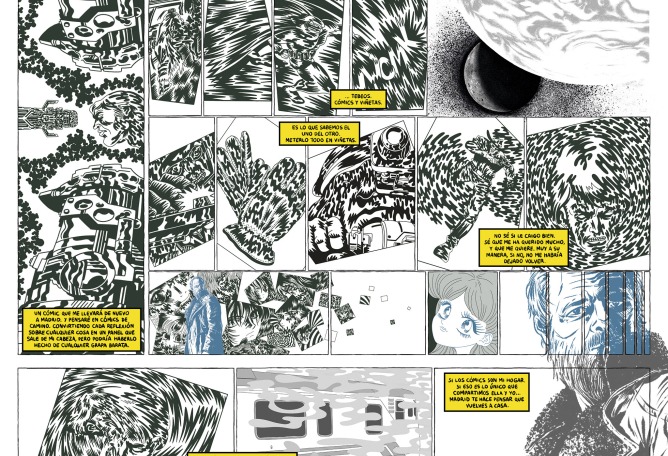 Page 2, La ciudad en viñetas, Víctor Puchalski. "La ciudad en viñetas" by Victor Puchalski
