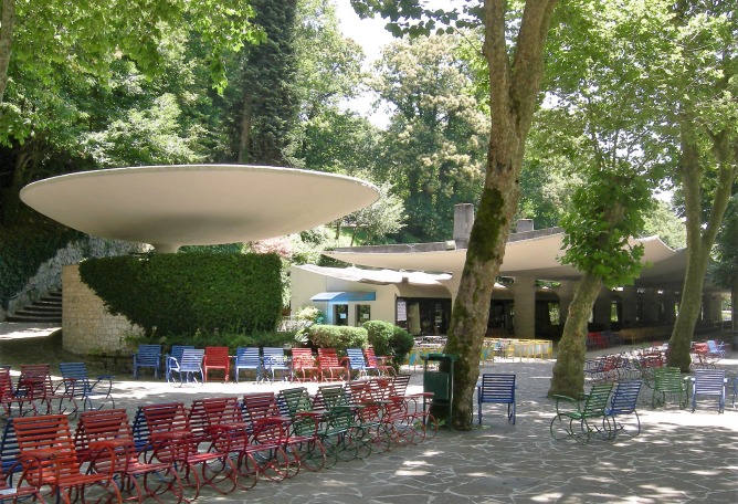 Bonifacio VIII thermal waters complex in Fiuggi by Luigi Moretti. Photograph by Eleonora Carrano