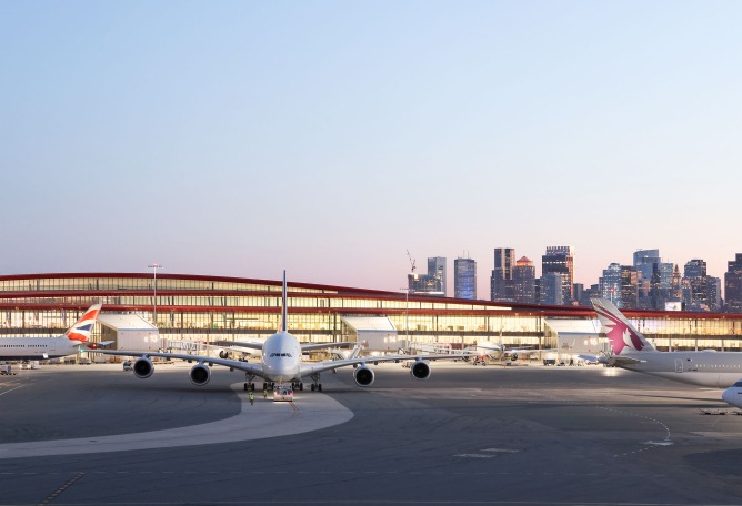 luis vidal + architects and complete the new Boston Logan