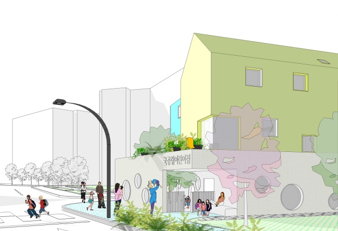 Maebong Daycare Center by Daniel Valle Architects