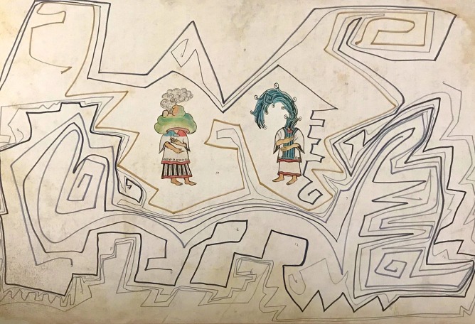 Guadalupe Maravilla (b. 1976), Requiem for my border crossing (Collaborative drawing between the undocumented) #9, 2018. Inkjet print with graphite pencil and ink, 20 × 30 in. (50.8 × 76.2 cm). Collection of the artist