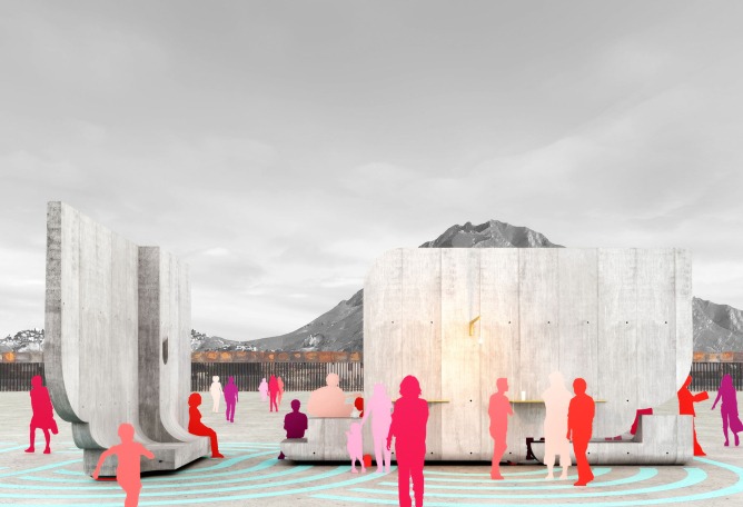 AquíAquí by Matter Design. Renderings by Matter Design