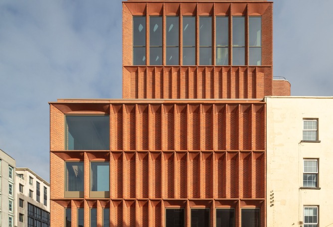 The International Rugby Experience by Níall McLaughlin Architects. Photograph by Nick Kane.