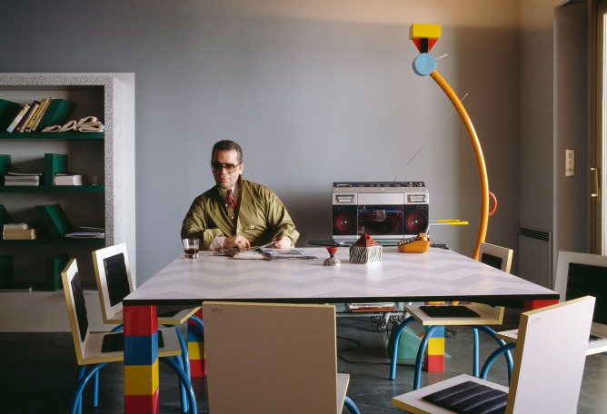 Memphis 40 years of kitsch and elegance at Vitra Design Museum Gallery. Photograph by Jacques Schumacher 