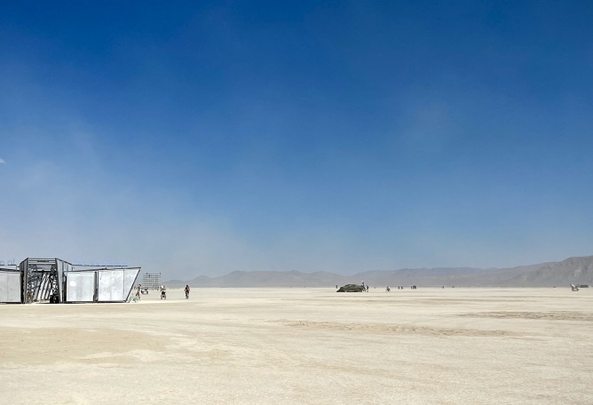 Museum of No Spectators Returns to Burning Man in 2023. Photograph by Lonnie Graham
