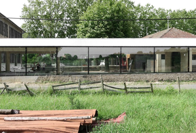 Emerging Architecture Award 2019. School Refectory in Montbrun-Bocage by BAST. Photograph by BAST.