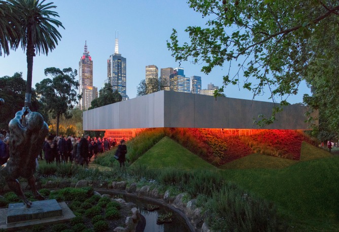 MPavilion 2017 por OMA. Fotografía por John Gollings, cortesía de MPavilion