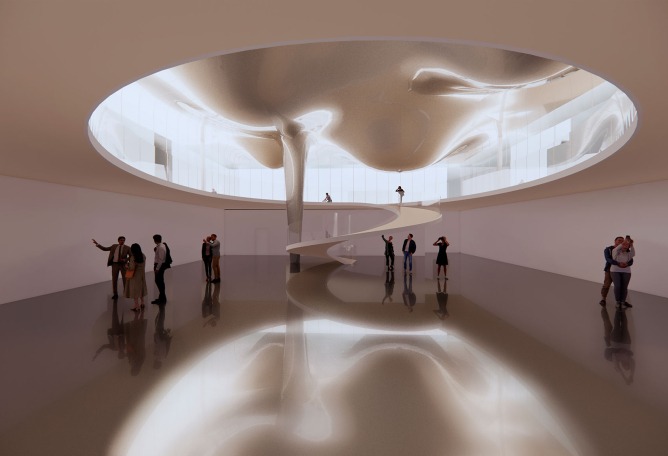 Museo Giardino Santa Rosalia by Mario Cucinella Architects. Rendering by MCA