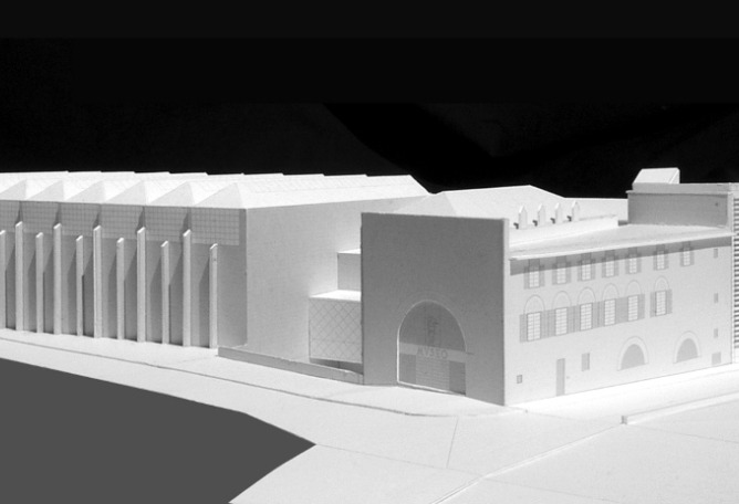 Visualización exterior. Ampliación del Museo Nacional de Arte Romano de Mérida por Rafael Moneo
